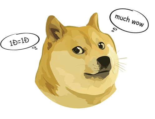 An image of doge from dogecoin.com